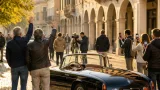 Antonino Cannavacciuolo a Este per le riprese del nuovo show itinerante di Sky