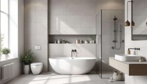Pareti del bagno: ecco fino a che altezza andrebbero piastellate e perché